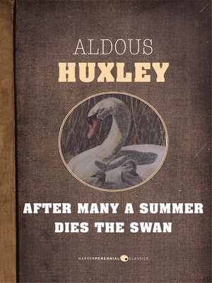 cover image of After Many a Summer Dies the Swan
